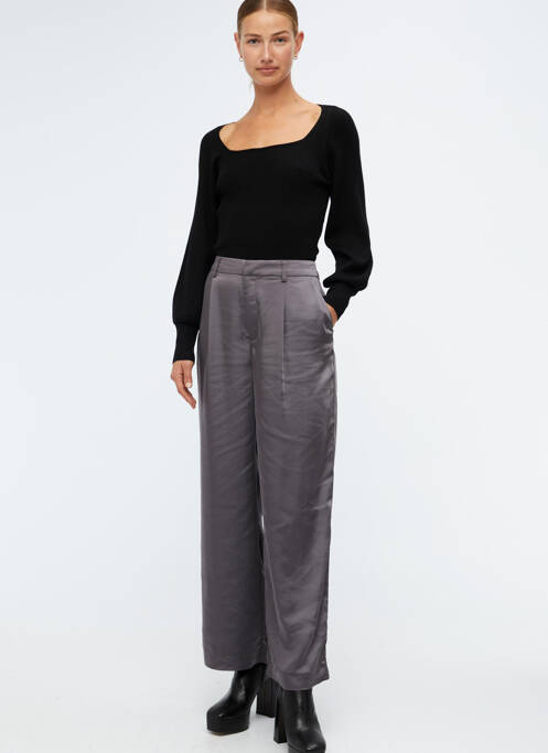 Blugi cu croială dreaptă gri OBJECT femeie