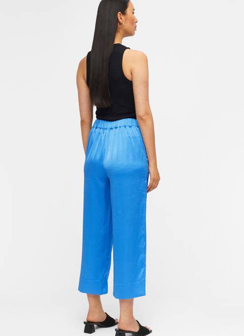 Pantalon larg albastru OBJECT femeie