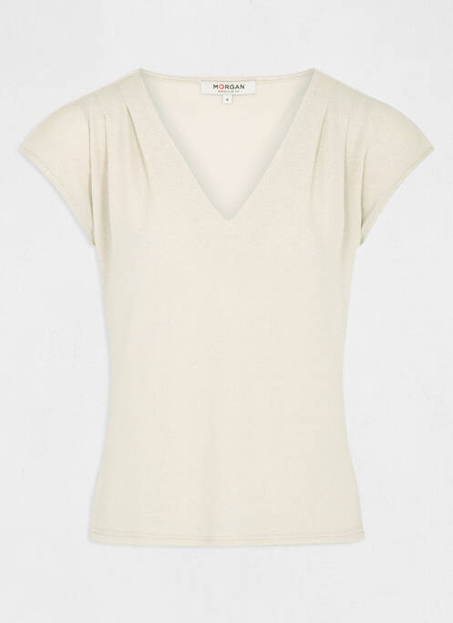 Top bej MORGAN femeie