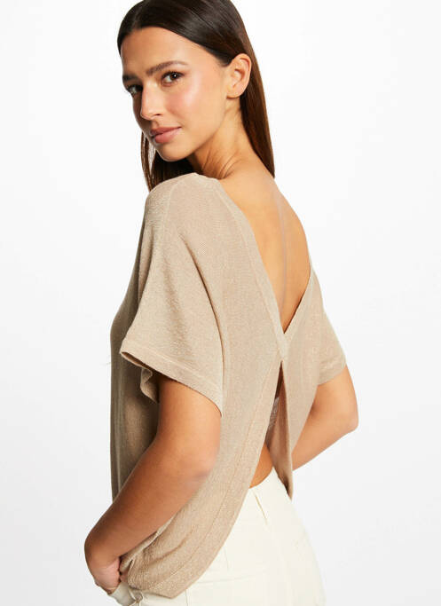 Top auriu MORGAN femeie