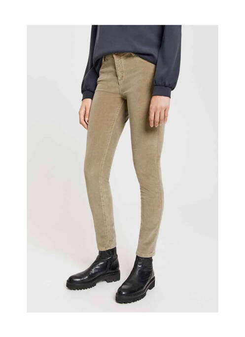 Pantalon slim verde OPUS femeie
