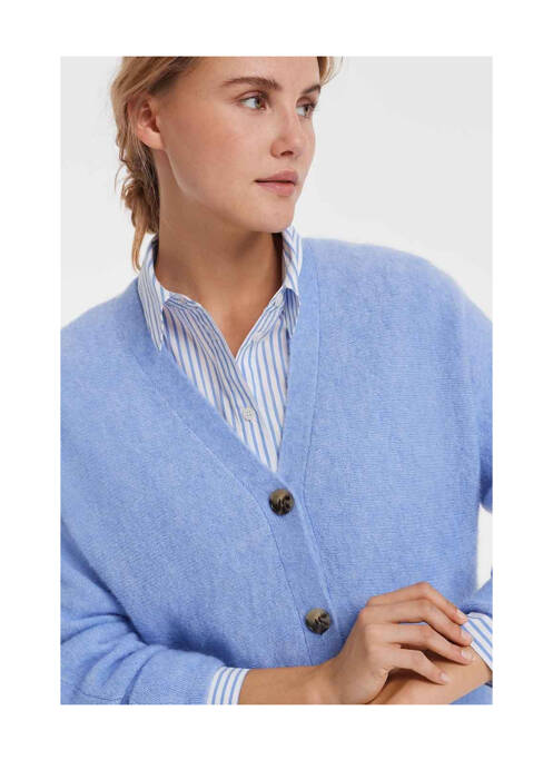 Vestă cu mâneci lungi albastru OPUS femeie