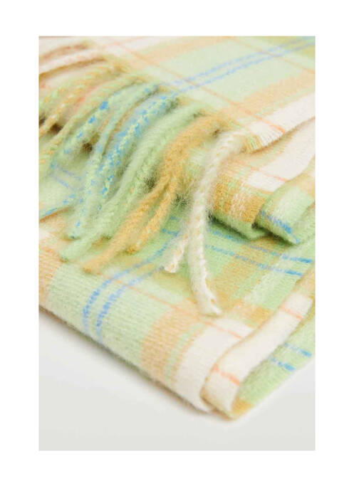 Eșarfă verde MANGO femeie