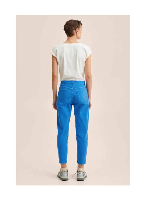 Blugi cu croială dreaptă albastru MANGO femeie