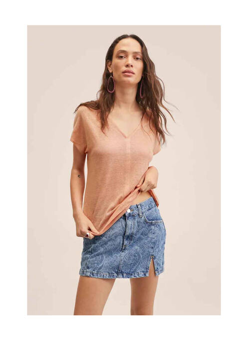 Top portocaliu MANGO femeie