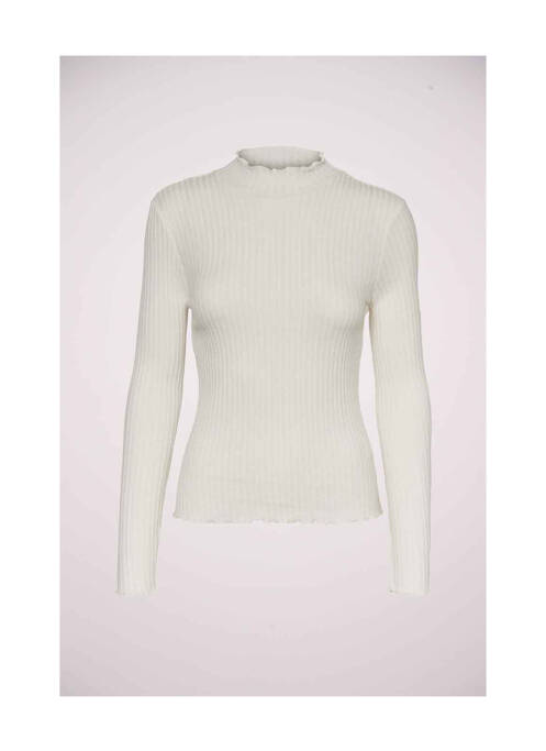 Pulover cu guler înalt bej NOISY MAY femeie