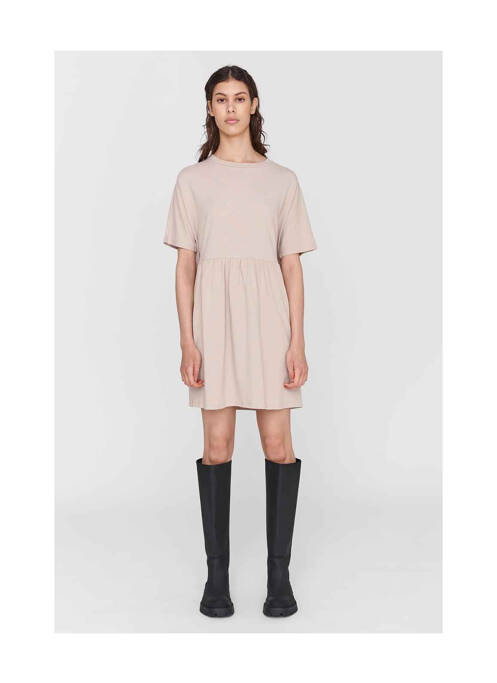 Rochie scurtă bej NOISY MAY femeie