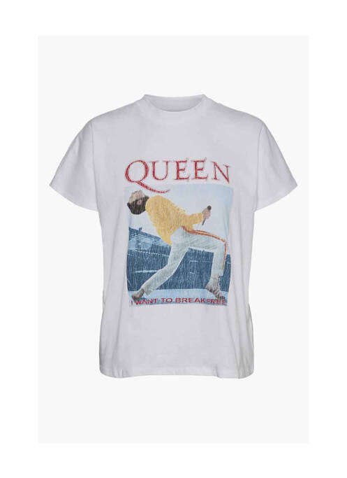 Tricou alb NOISY MAY femeie