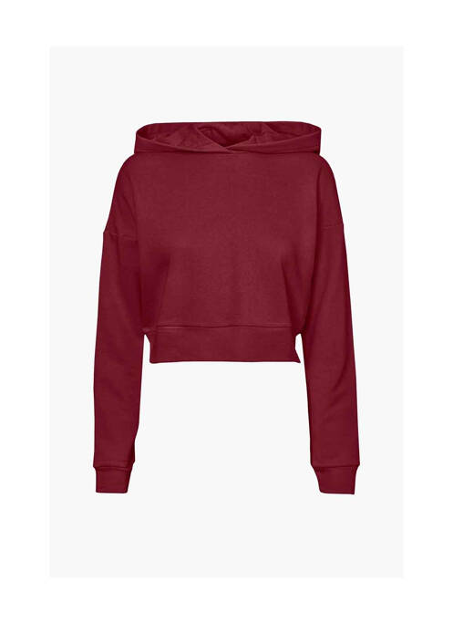 Hanorac cu glugă roșu NOISY MAY femeie