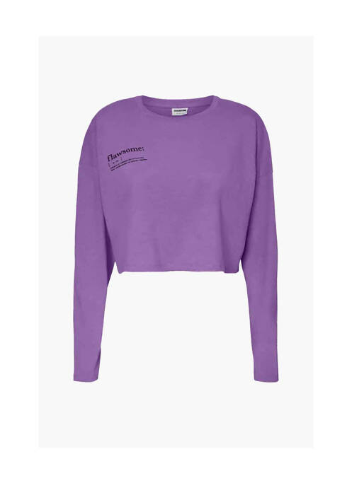 Tricou violet NOISY MAY femeie