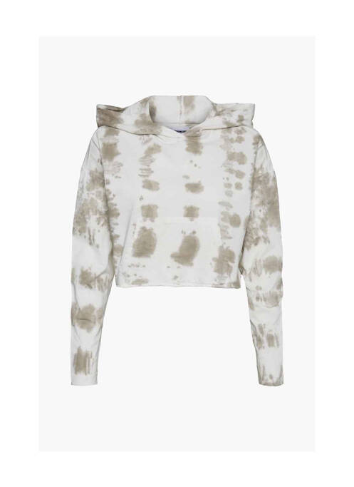 Hanorac cu glugă alb NOISY MAY femme