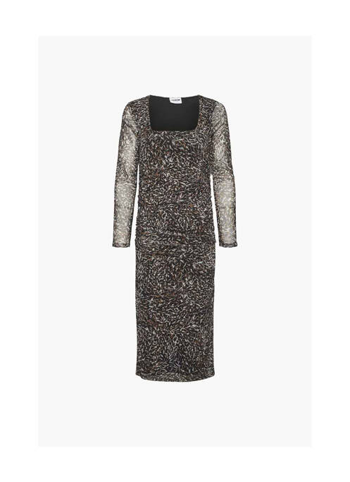 Rochie midi maro NOISY MAY femeie