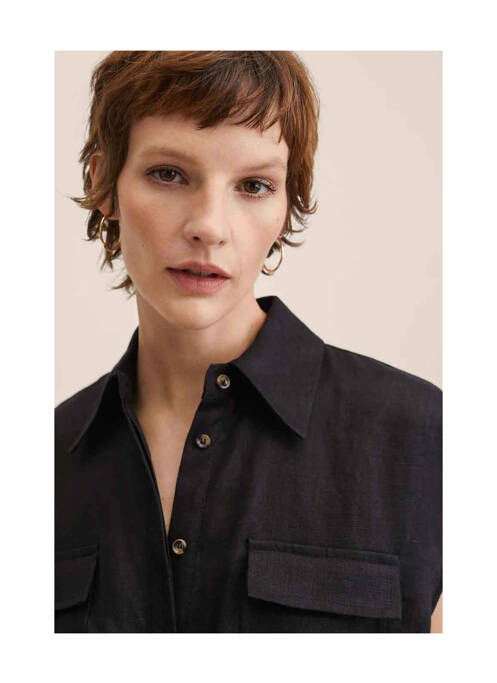 Salopetă-pantalon negru MANGO femeie