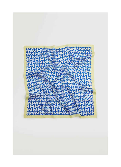 Eșarfă albastru MANGO femeie