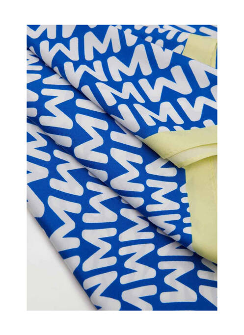 Eșarfă albastru MANGO femeie