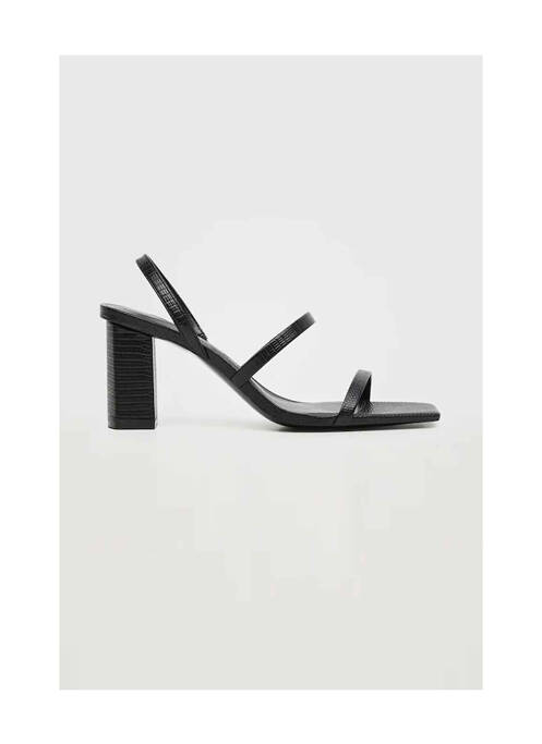 Sandale/pantofi decupați negru MANGO femme