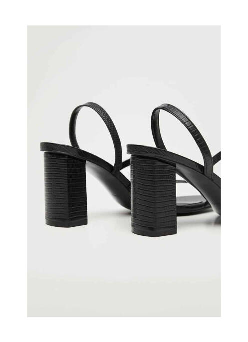 Sandale/pantofi decupați negru MANGO femme