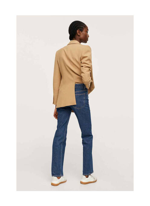 Blugi cu croială dreaptă albastru MANGO femeie