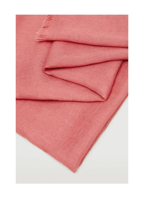 Eșarfă roz MANGO femeie