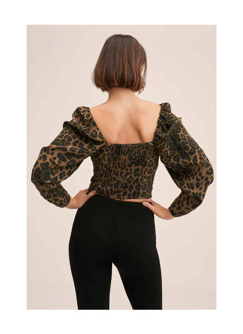 Cămașă maro MANGO femeie