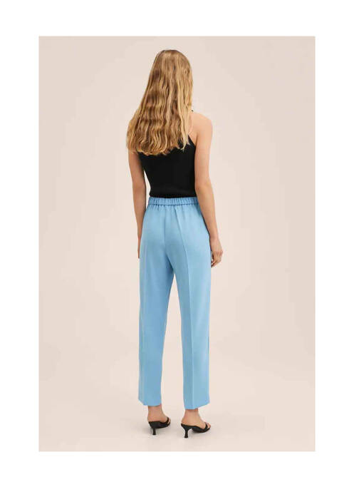 Pantalon drept albastru MANGO femeie