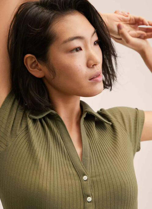 Rochie midi verde MANGO femeie