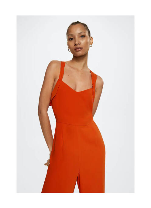 Salopetă-pantalon portocaliu MANGO femeie