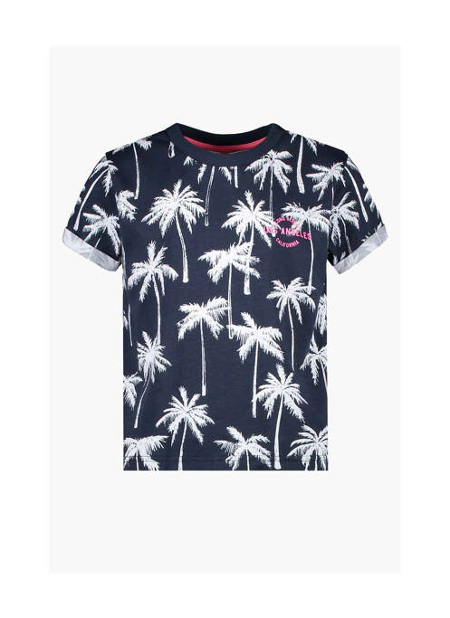 Tricou albastru CARS JEANS fată