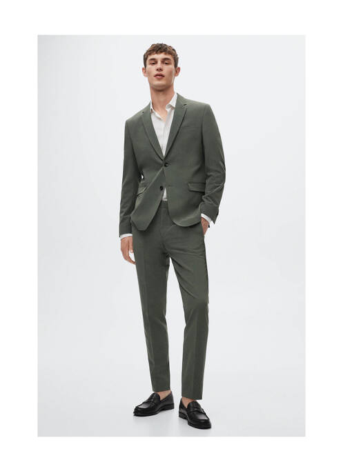Pantalon slim verde MANGO bărbat