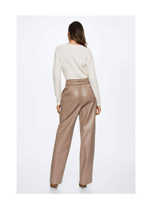 Pantalon drept gri MANGO femeie