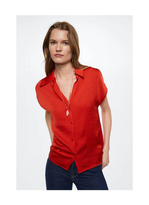 Cămașă roșu MANGO femeie