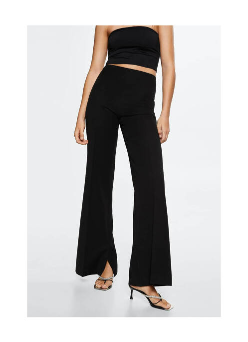 Pantalon evazat negru MANGO femeie