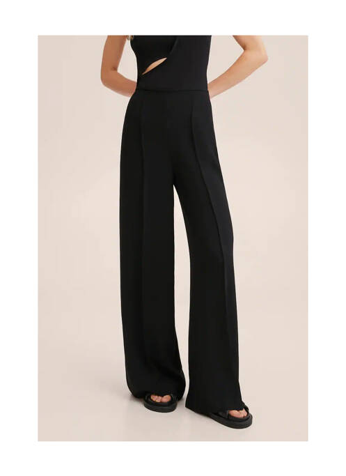 Pantalon drept negru MANGO femeie