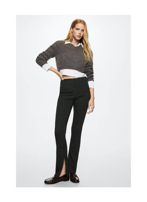 Pantalon evazat negru MANGO femeie