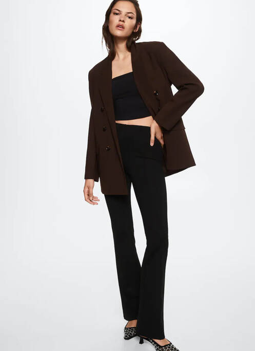 Pantalon evazat negru MANGO femeie