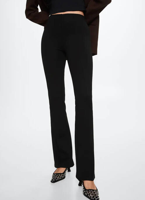 Pantalon evazat negru MANGO femeie