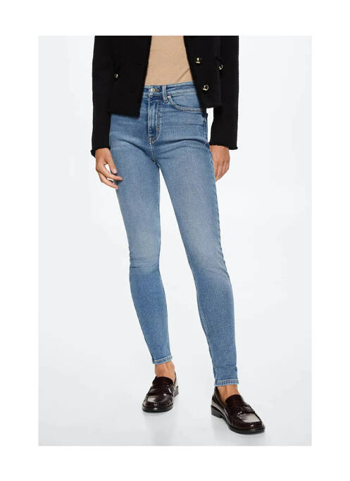 Blugi skinny albastru MANGO femme
