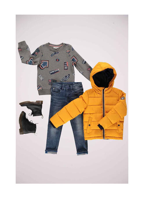 Blugi cu croială slim albastru GARCIA băiat