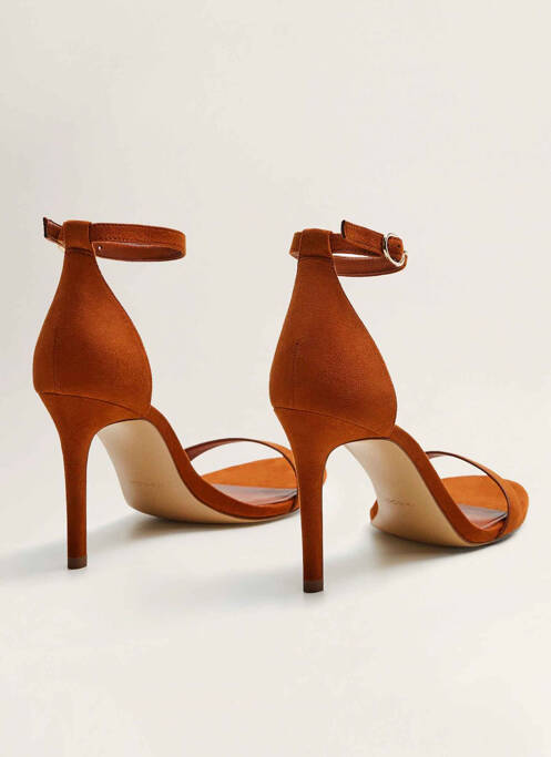 Sandale/Pantofi decupați maro MANGO femeie