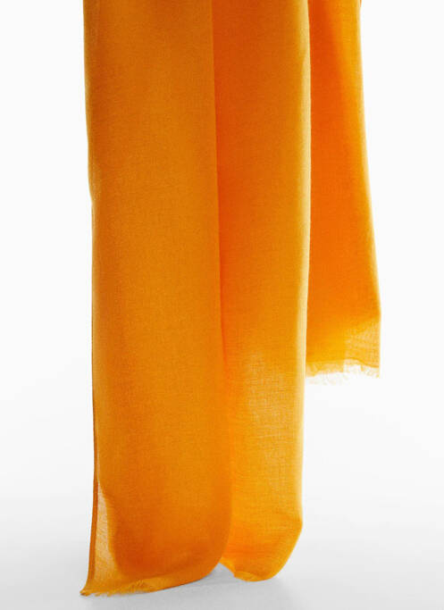 Eșarfă galben MANGO femeie
