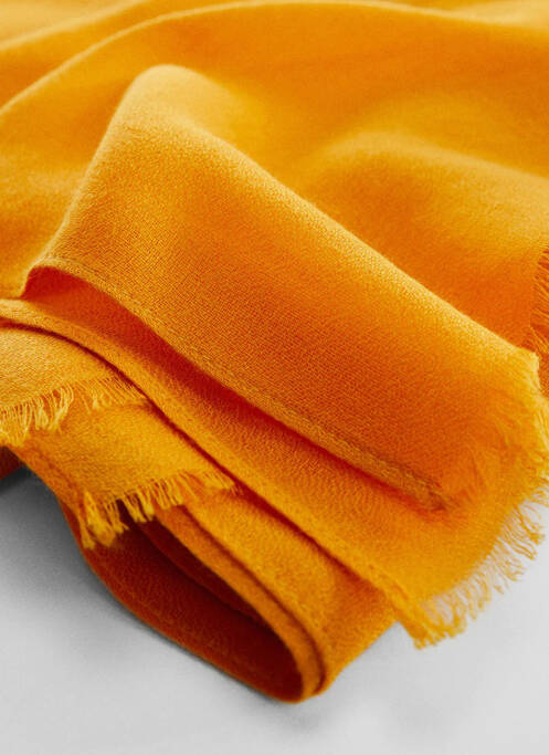 Eșarfă galben MANGO femeie