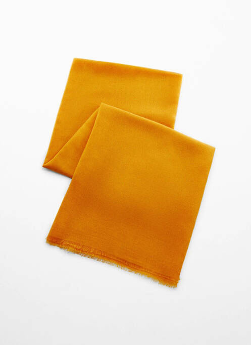 Eșarfă galben MANGO femeie