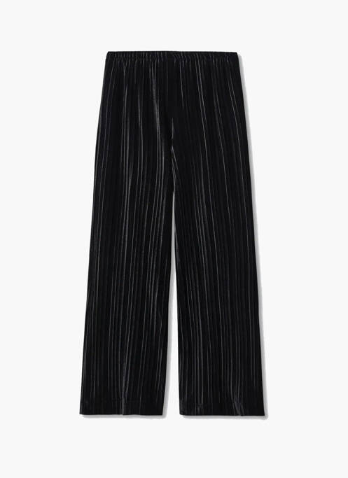 Pantalon larg negru MANGO femeie