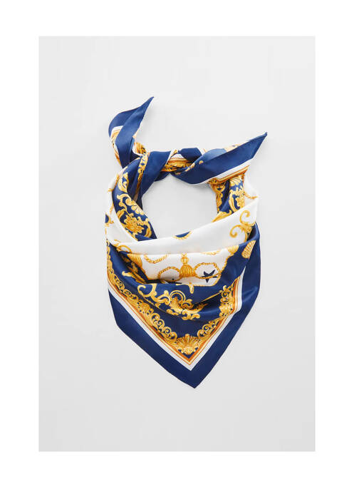 Eșarfă albastru MANGO femeie