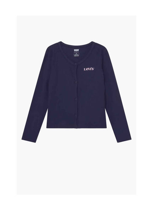 Vestă cu mâneci lungi albastru LEVIS fată