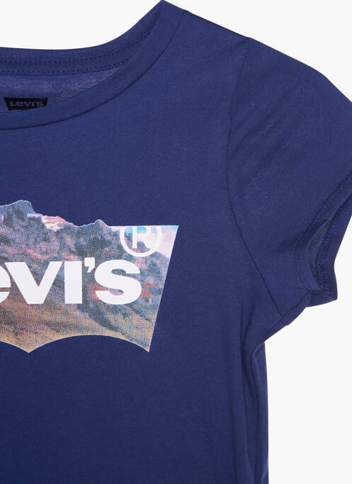 Tricou albastru LEVIS fată