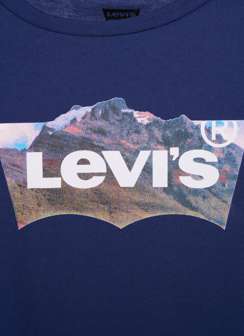 Tricou albastru LEVIS fată