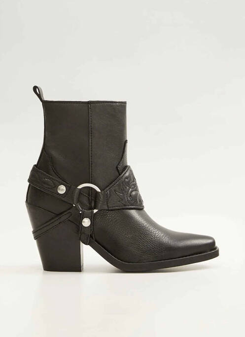 Botine/Ghete negru MANGO femeie