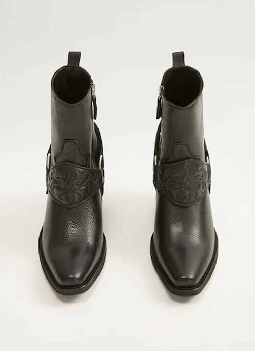 Botine/Ghete negru MANGO femeie