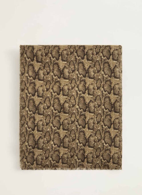 Eșarfă galben MANGO femeie